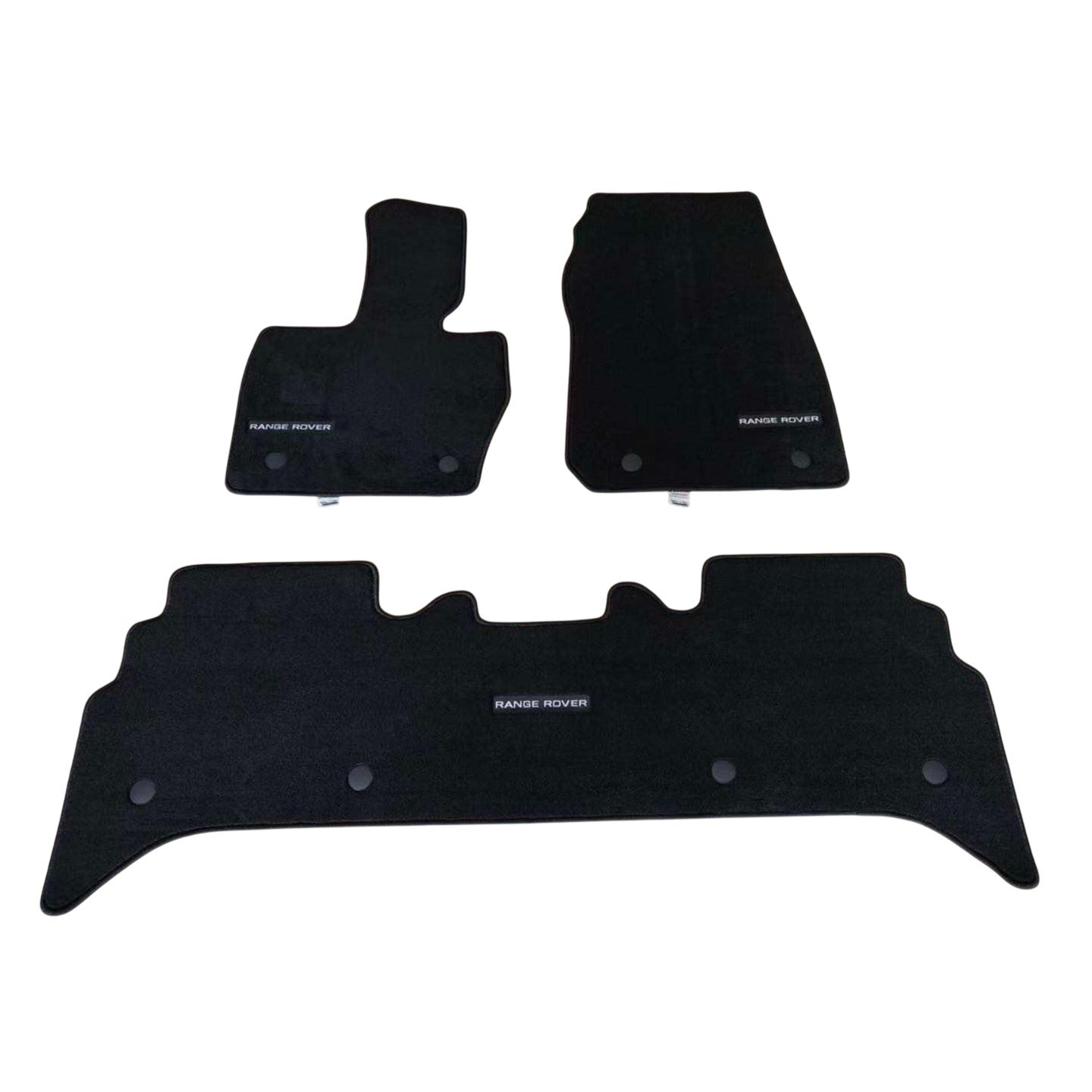 Range Rover Vogue 2022+ Luxury Black Floor Mats with Logo