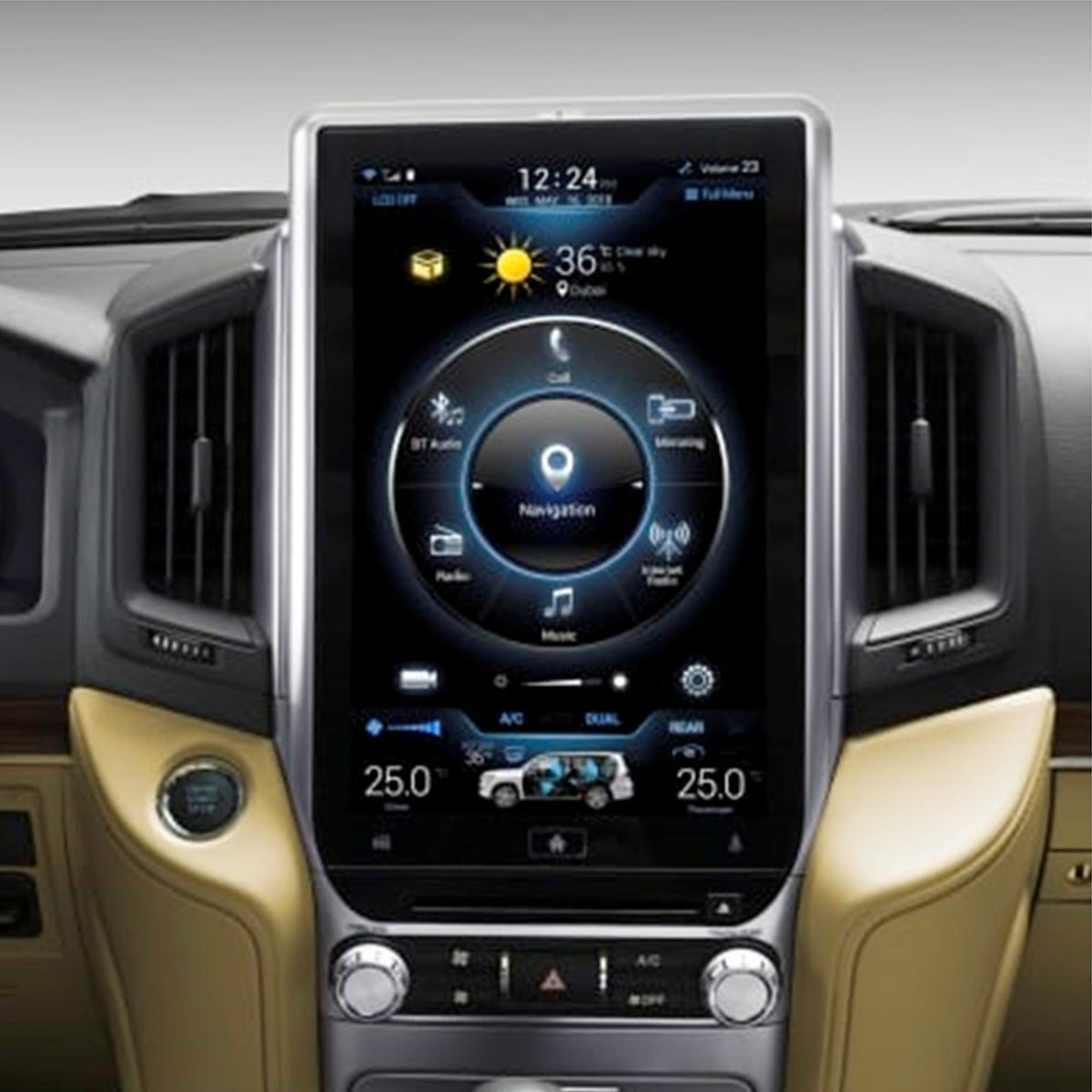 Super Audio Video Navigation Screen - Toyota Land Cruiser LC200 (2016-2021)