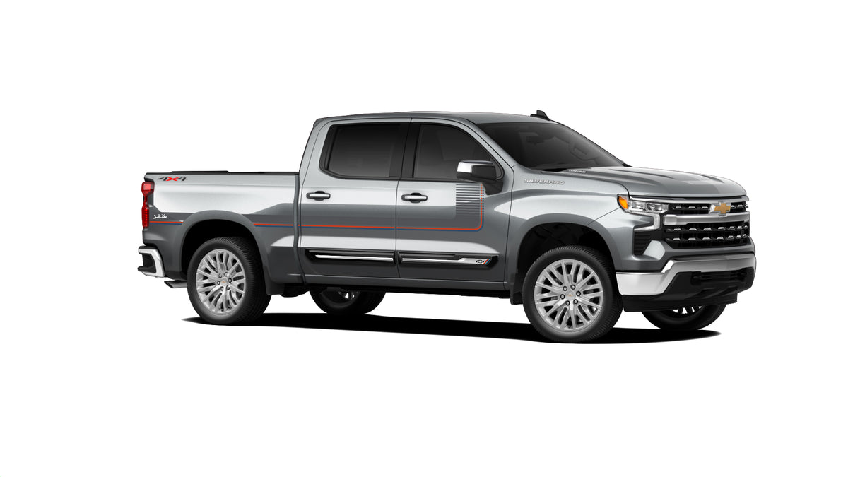 Chafar Edition Door Side Moldings Set - Chevrolet Silverado Dual Cab