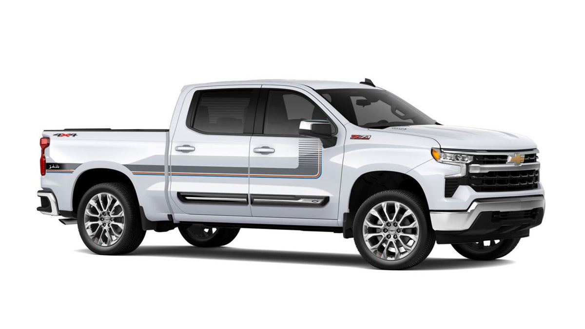 Chafar Edition Door Side Moldings Set - Chevrolet Silverado Dual Cab