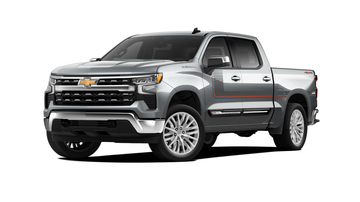 Chafar Edition Door Side Moldings Set - Chevrolet Silverado Dual Cab