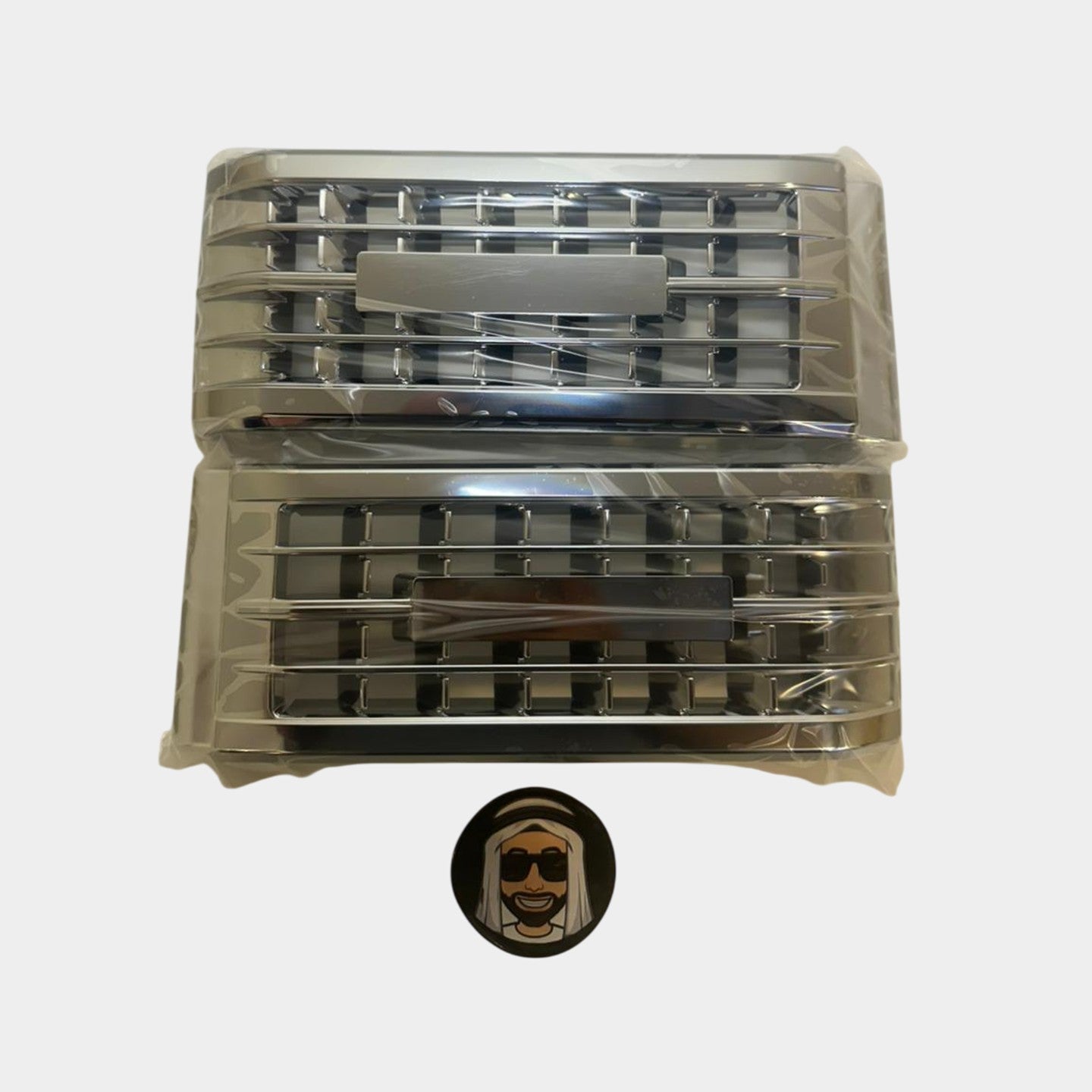 Chrome Air Vents Set - Toyota Land Cruiser LC70 Pickup