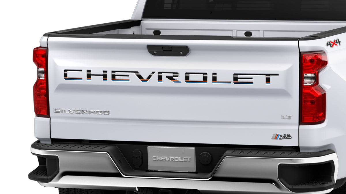 Chafar Edition Tailgate Letter Decals - Chevrolet Silverado