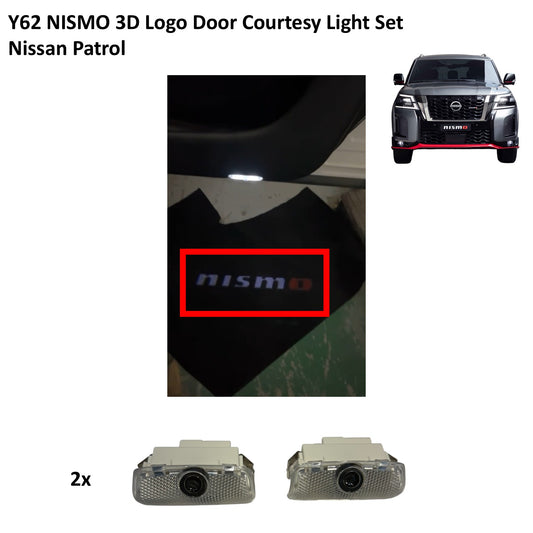 Y62 NISMO 3D Logo Door Courtesy Light Set - Nissan Patrol