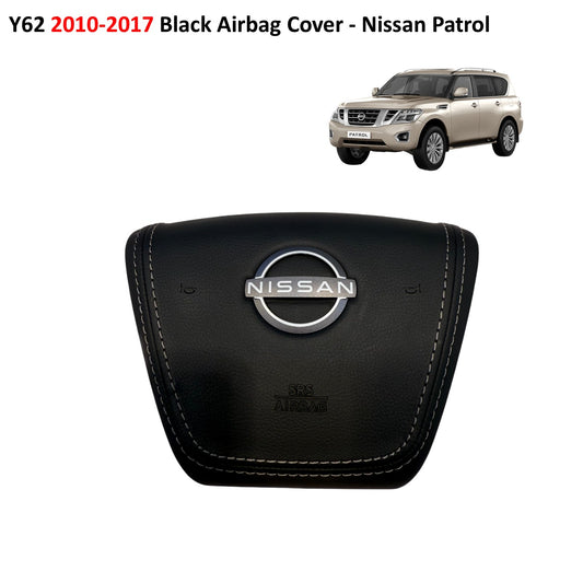 Y62 2010-2017 Black Airbag Cover - Nissan Patrol