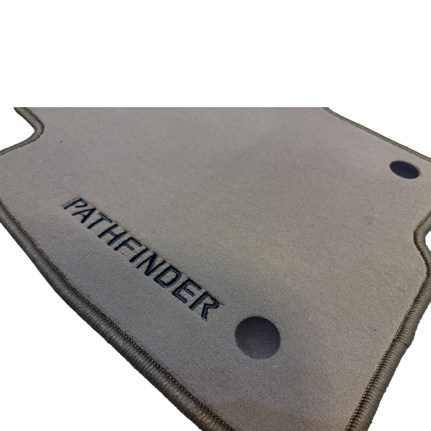 Nissan Pathfinder 2005-2012 Ash Grey Floor Mats with Logo (5 pieces)