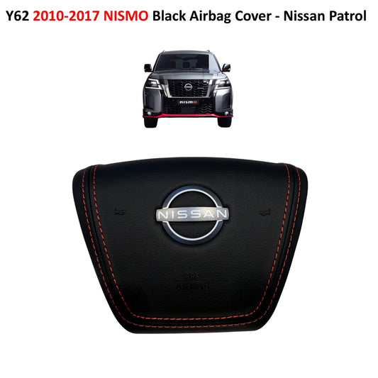 Y62 2010-2017 NISMO Black Airbag Cover - Nissan Patrol