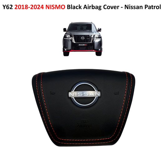 Y62 2018-2024 NISMO Black Airbag Cover - Nissan Patrol