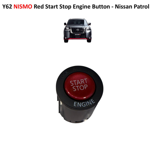 Y62 NISMO Red Start Stop Engine Button - Nissan Patrol