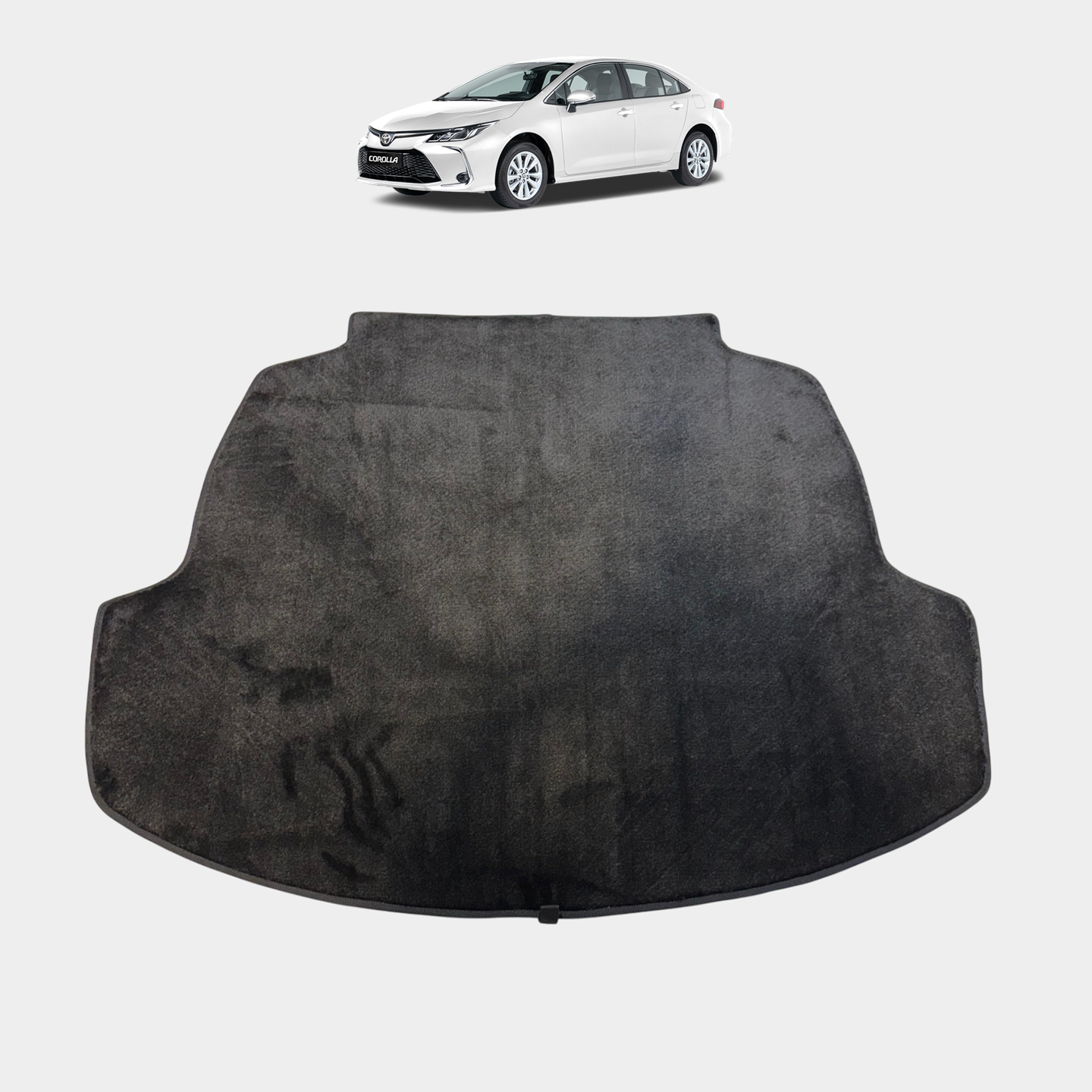 Black Rear Trunk Floor Mat – Toyota Corolla (2020–2025)