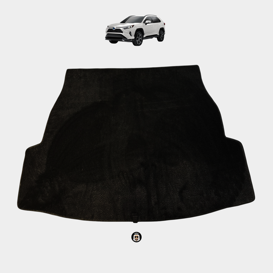 Black Rear Trunk Floor Mat – Toyota RAV4 (2019–2025)