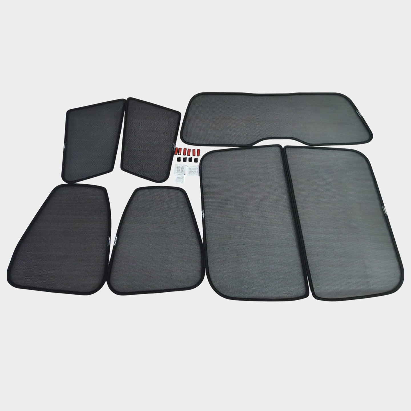 Magnetic Laser Sun Shades Kit - Toyota Land Cruiser LC300 (7 pieces)