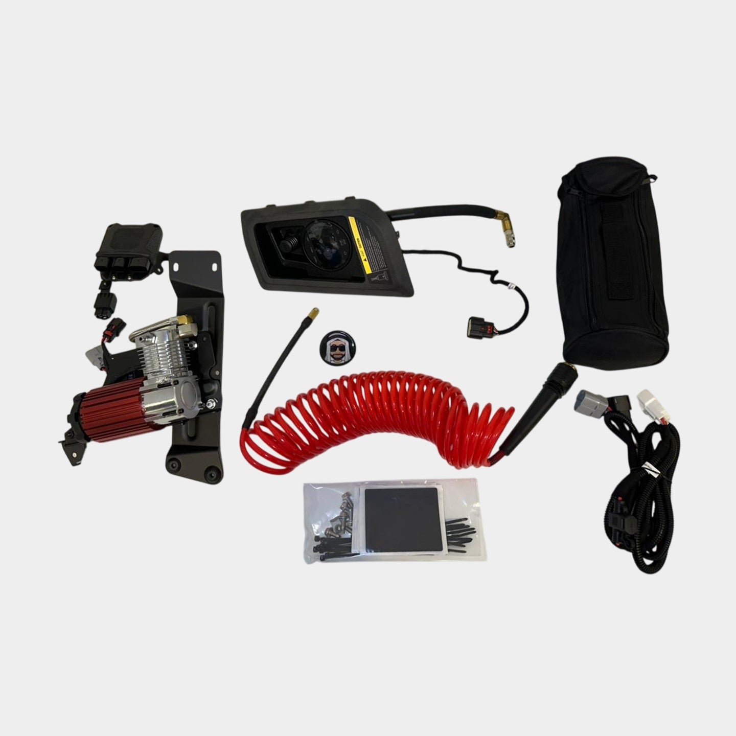 Integrated Digital Air Compressor Pump Tyre Inflator and Deflator - Toyota Prado LC250