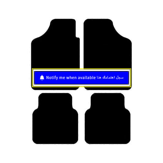 Toyota Land Cruiser LC300 Black Luxury Floor Mats with Logo