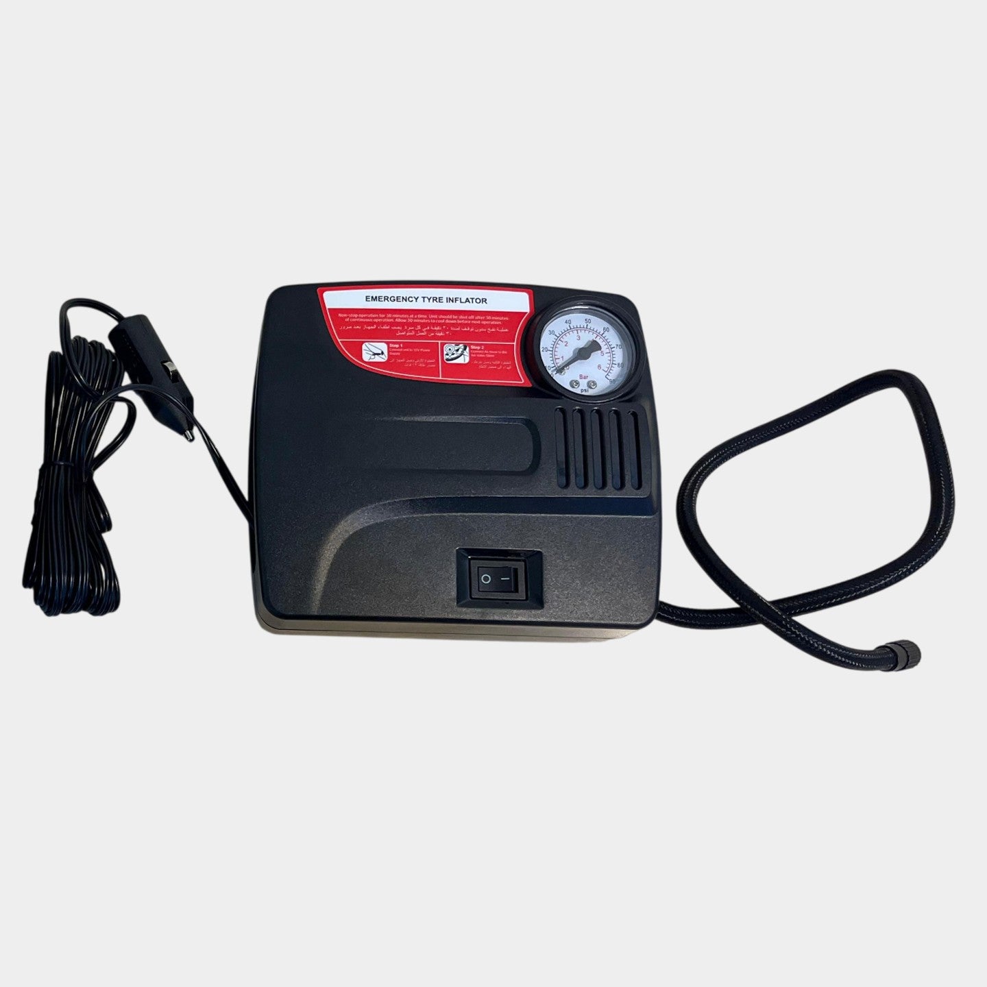 Mini Emergency Air Compressor Tyre Inflator Pump (Universal)