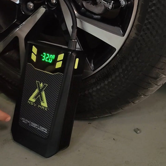 NSV MAX AMP N AIR - POWER PACK - Emergency Jump Starter, Tyre Inflator, Torch Light, Power Bank