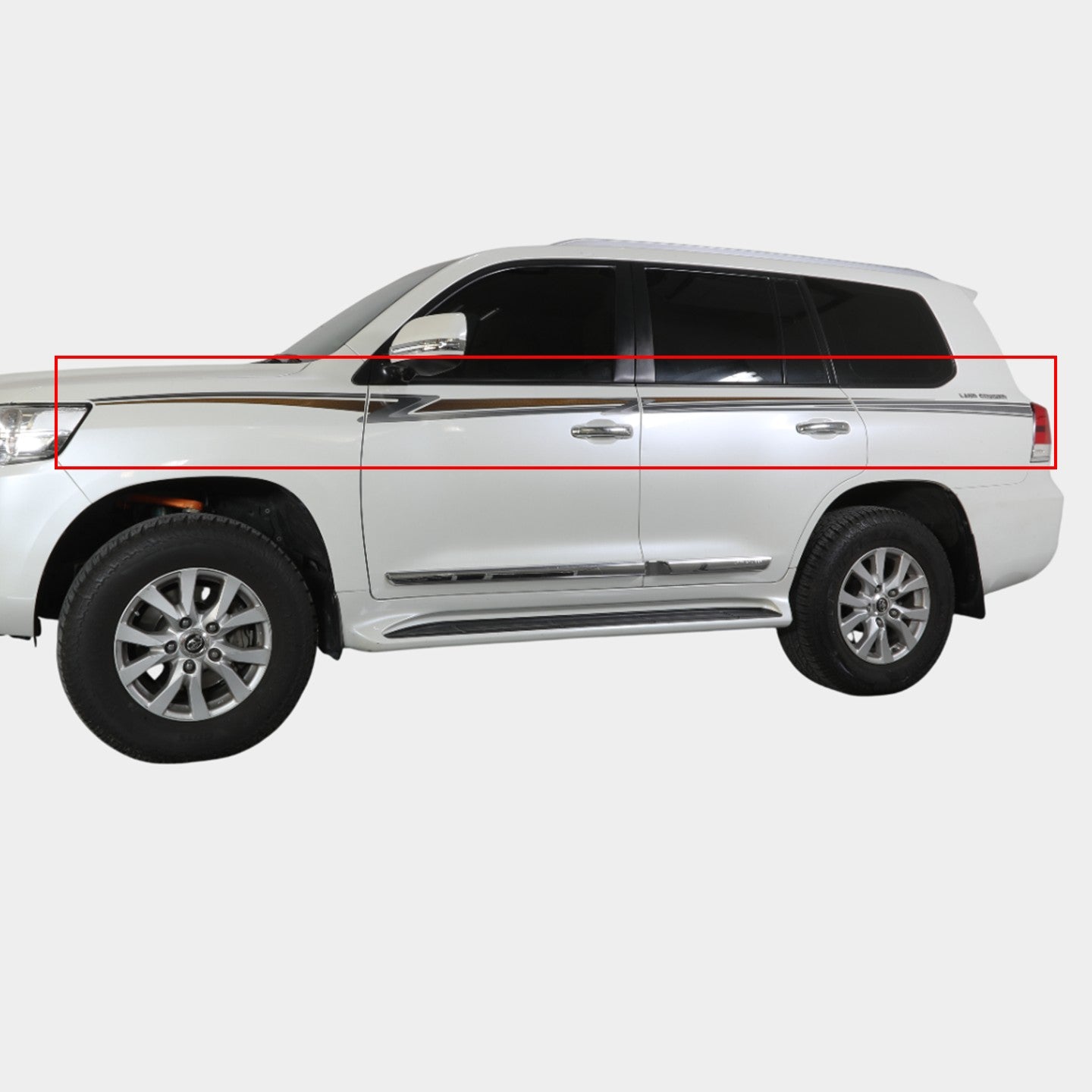 LC200 VXR 2019 - Side Stripe Stickers (Toyota Land Cruiser)