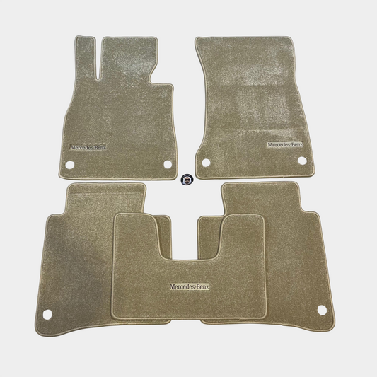 Mercedes S Class W222 Long 2014-2020 Luxury Beige Floor Mats