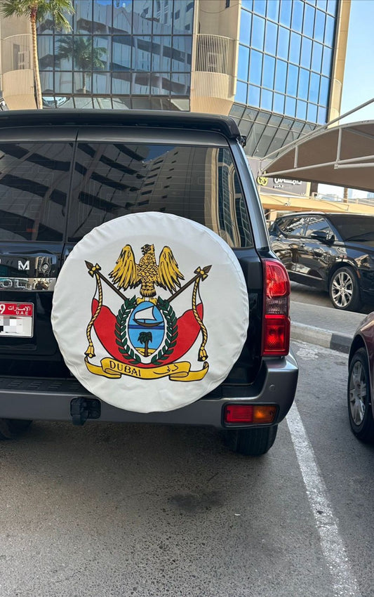 Spare Tyre White Cover Dubai (Nissan Patrol Y61 Y60, Toyota Land Cruiser LC100, Jeep Wrangler)