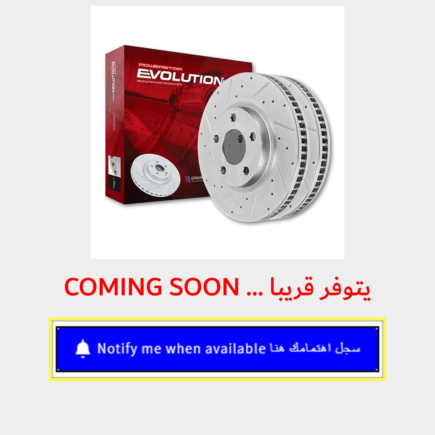 Front Drilled Slotted Brake Rotors PowerStop Evolution EBR850XPR