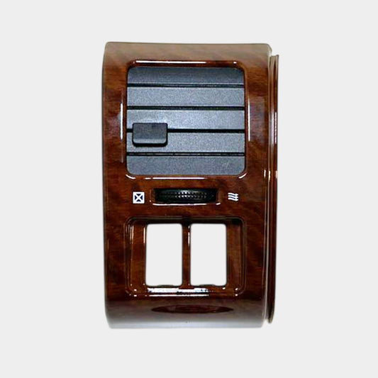 Front Left (Driver) AC Vent - Shiny Brown Wood - Nissan Patrol Y61 VTC