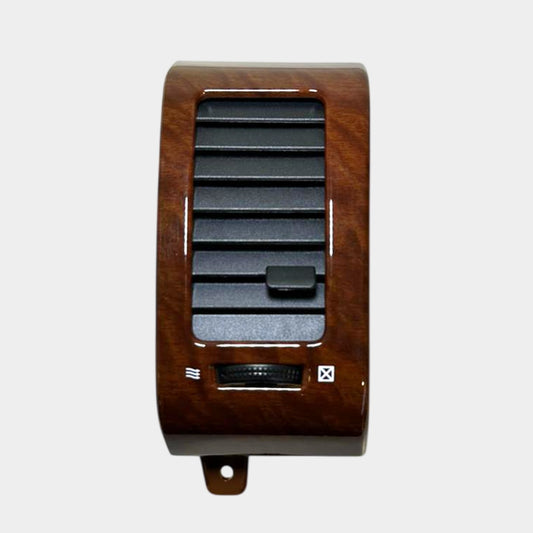 Front Right (Passenger) AC Vent - Shiny Brown Wood - Nissan Patrol Y61 VTC