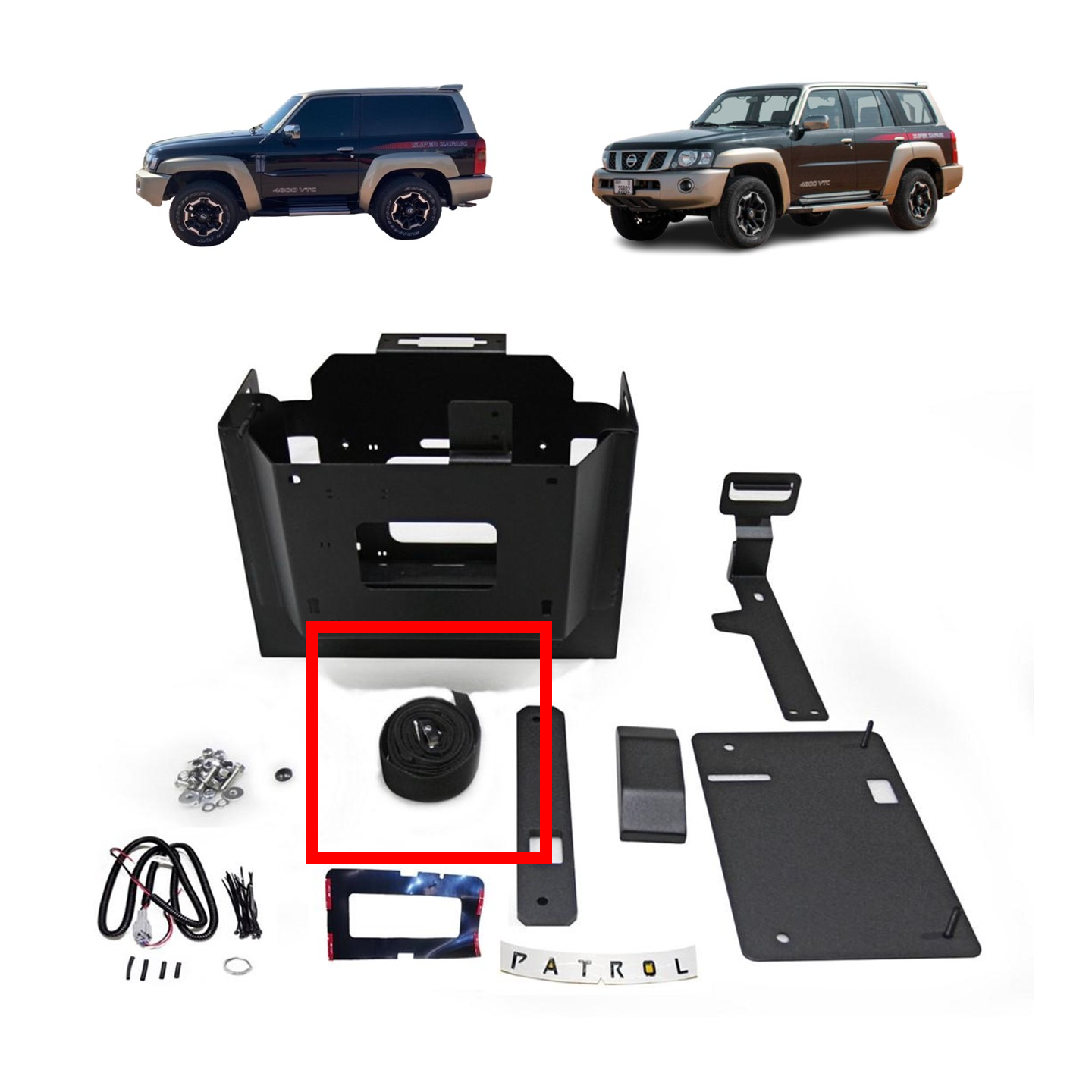 Replacement Belt for Falcon Jerry Can Holder - Nissan Patrol Y61 VTC GU
