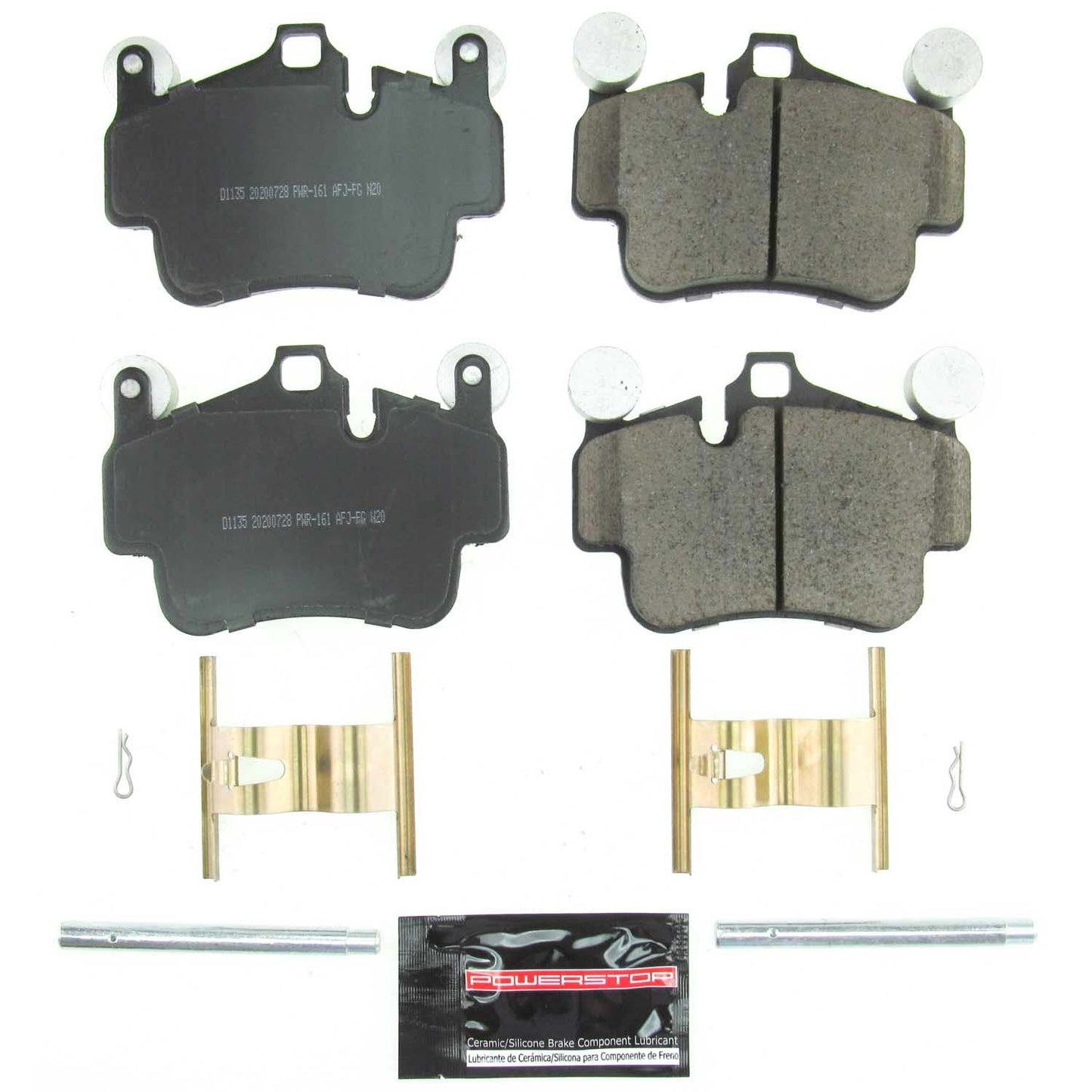 Front Carbon Ceramic Brake Pads by PowerStop Extreme Z26-1135