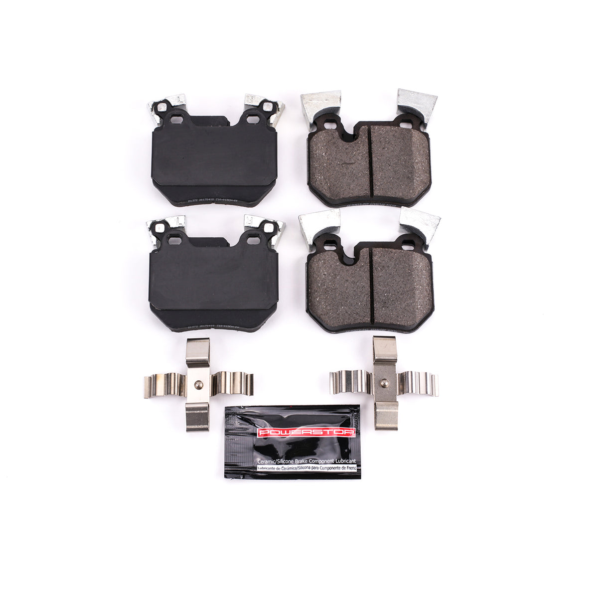 Rear Carbon Fiber Ceramic Brake Pads PowerStop Evolution Sport Z23-1372