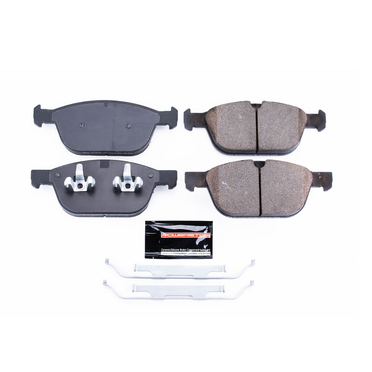 Front Carbon Fiber Ceramic Brake Pads by PowerStop Evolution Sport Z23-1412