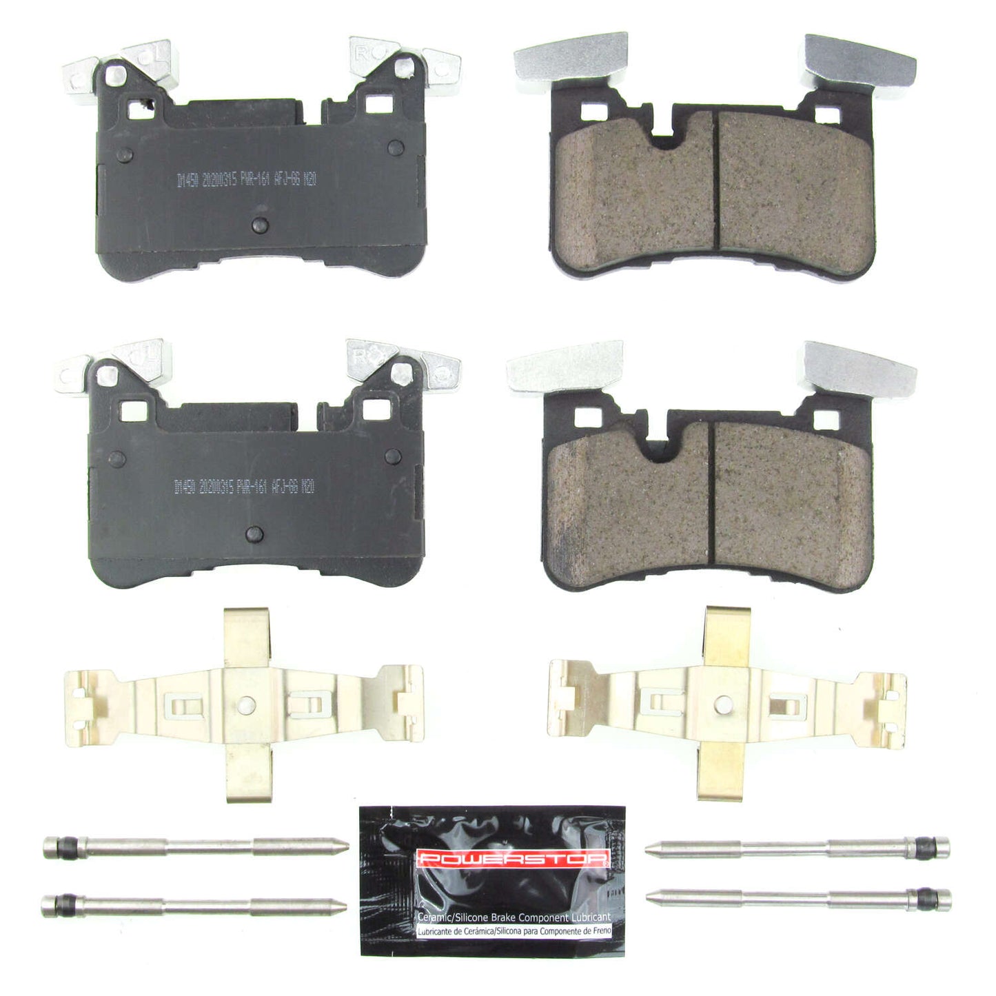 Rear Carbon-Fiber Ceramic Brake Pads by PowerStop NextGen NXE-1450