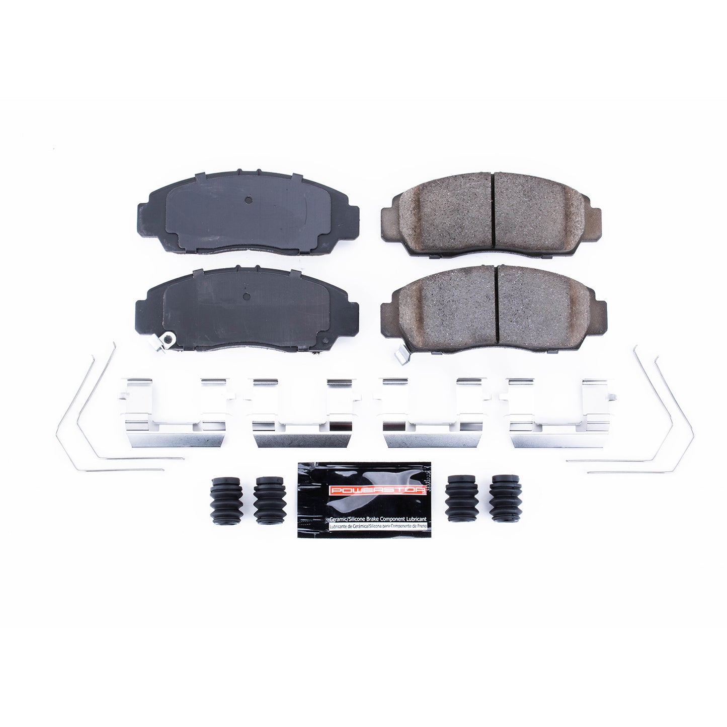 Front Carbon Fiber Ceramic Brake Pads by PowerStop Evolution Sport Z23-1506