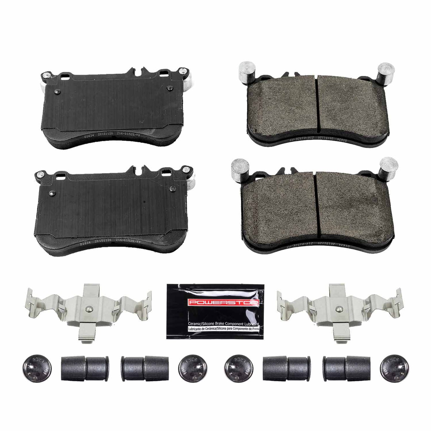 Front Carbon Fiber Ceramic Brake Pads by PowerStop NextGen NXE-1634
