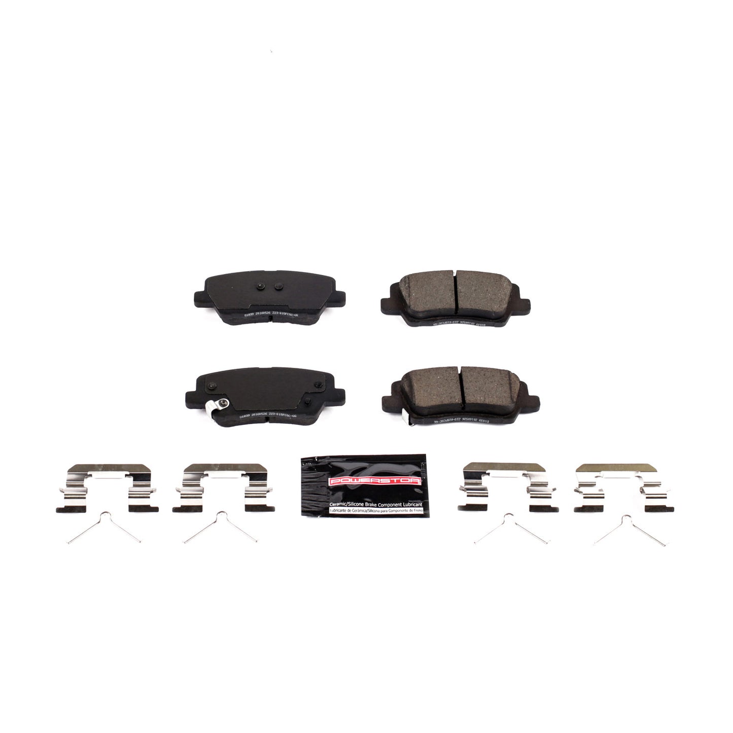 Rear Carbon-Fiber Ceramic Brake Pads by PowerStop NextGen NXT-1839