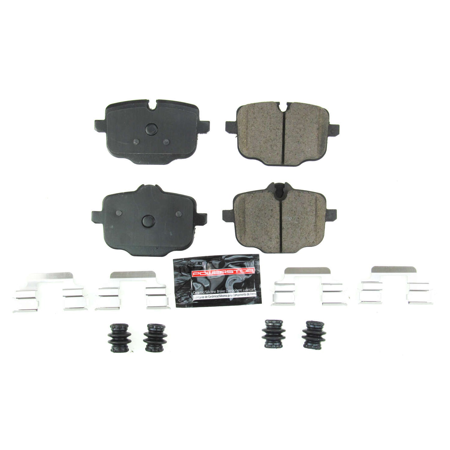 Rear Carbon Fiber Ceramic Brake Pads by PowerStop Extreme Z26-1850