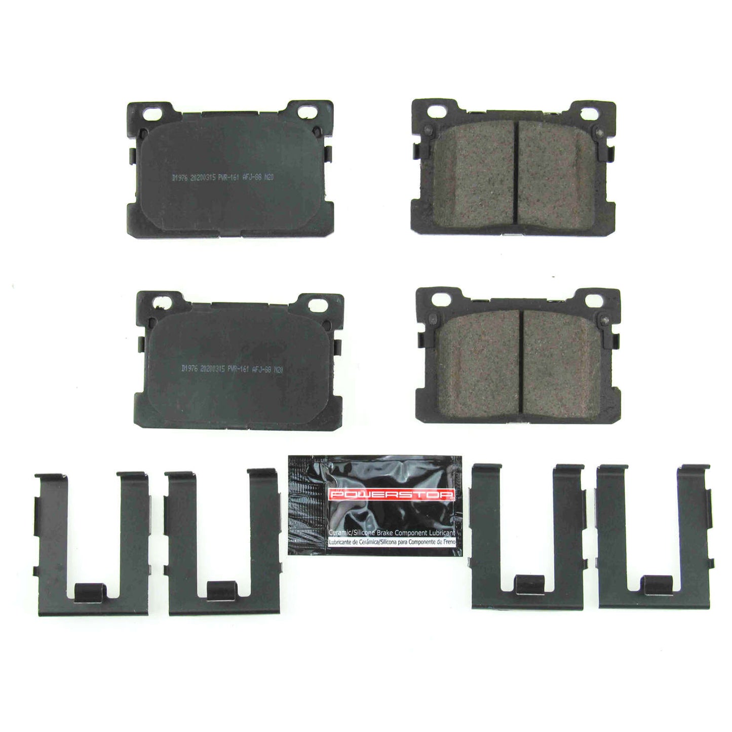 Rear Carbon-Fiber Ceramic Brake Pads by PowerStop NextGen NXT-1976
