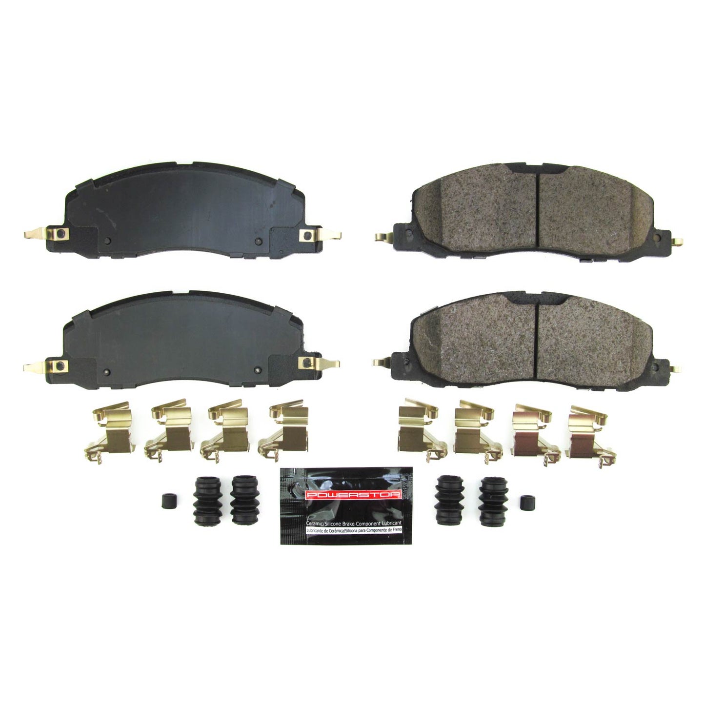 Front Carbon Fiber Ceramic Brake Pads by PowerStop Evolution Sport Z23-2230