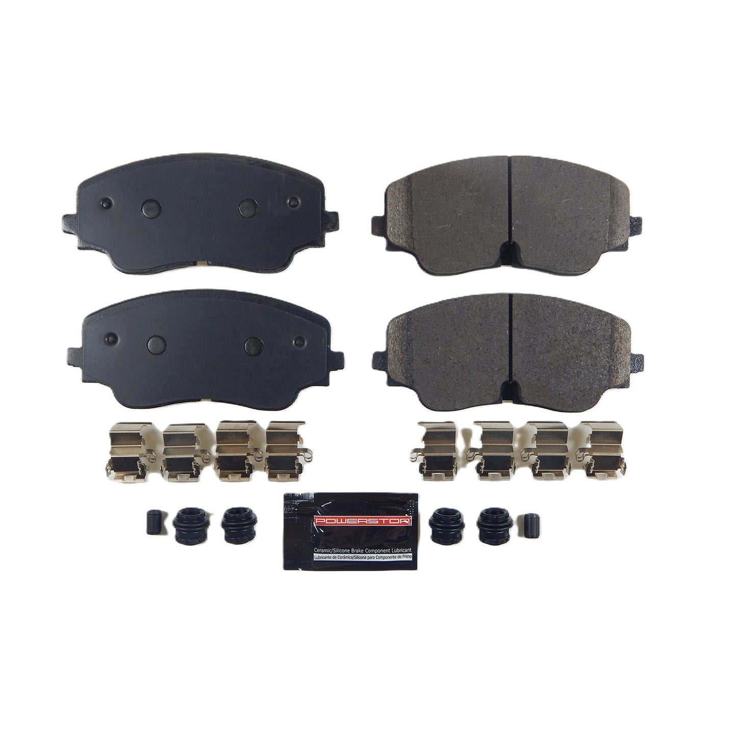 Front Carbon Fiber Ceramic Brake Pads by PowerStop Evolution Sport Z23-2437