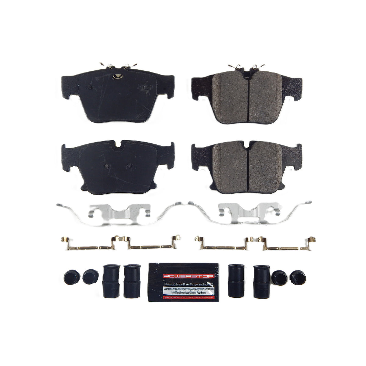 Rear Carbon Fiber Ceramic Brake Pads PowerStop Evolution Sport Z23-2475
