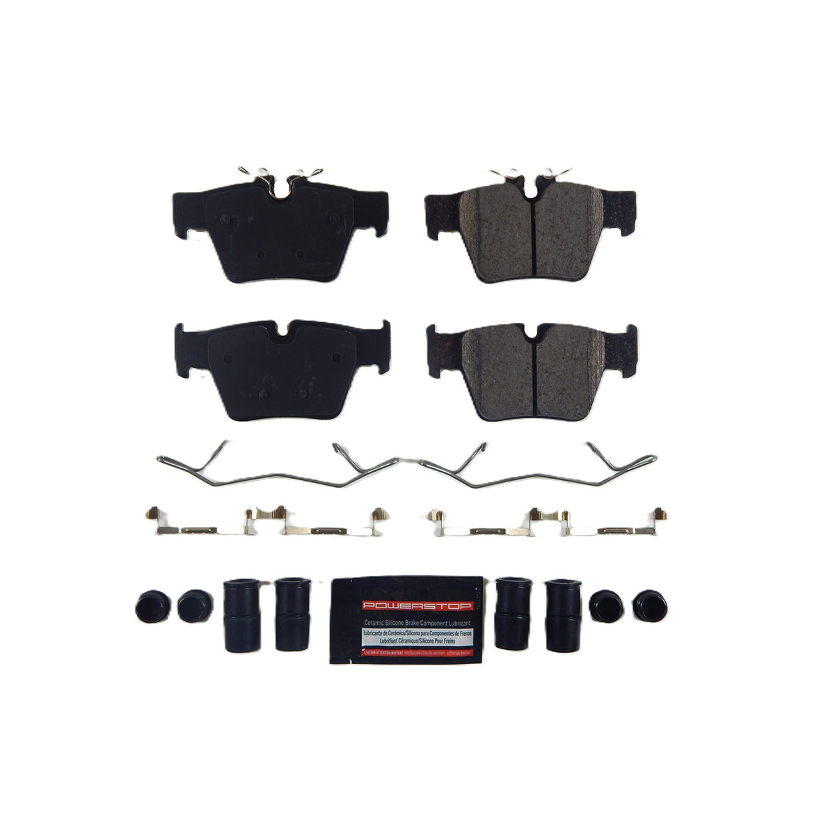 Rear Carbon Fiber Ceramic Brake Pads PowerStop Evolution Sport Z23-2562