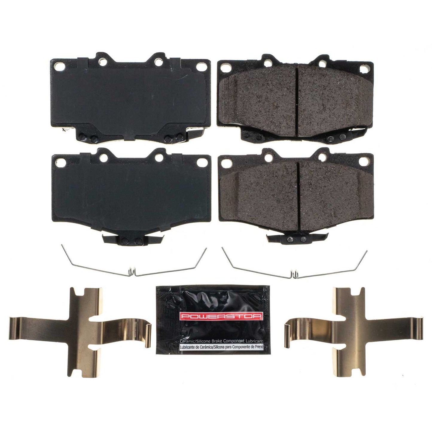Front Carbon Fiber Ceramic Brake Pads by PowerStop Evolution Sport Z23-436