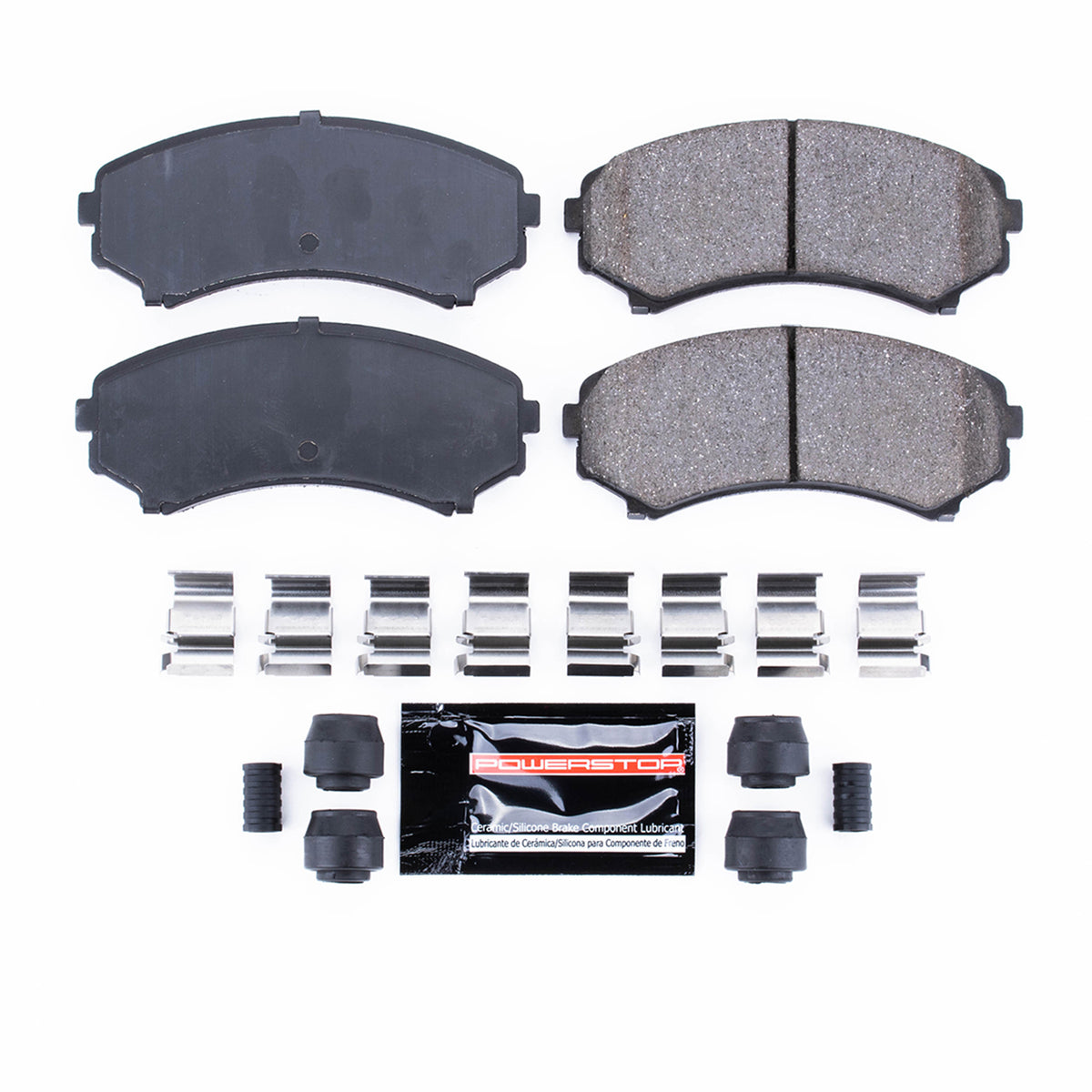 Front Carbon Ceramic Brake Pads PowerStop Extreme Z36-867