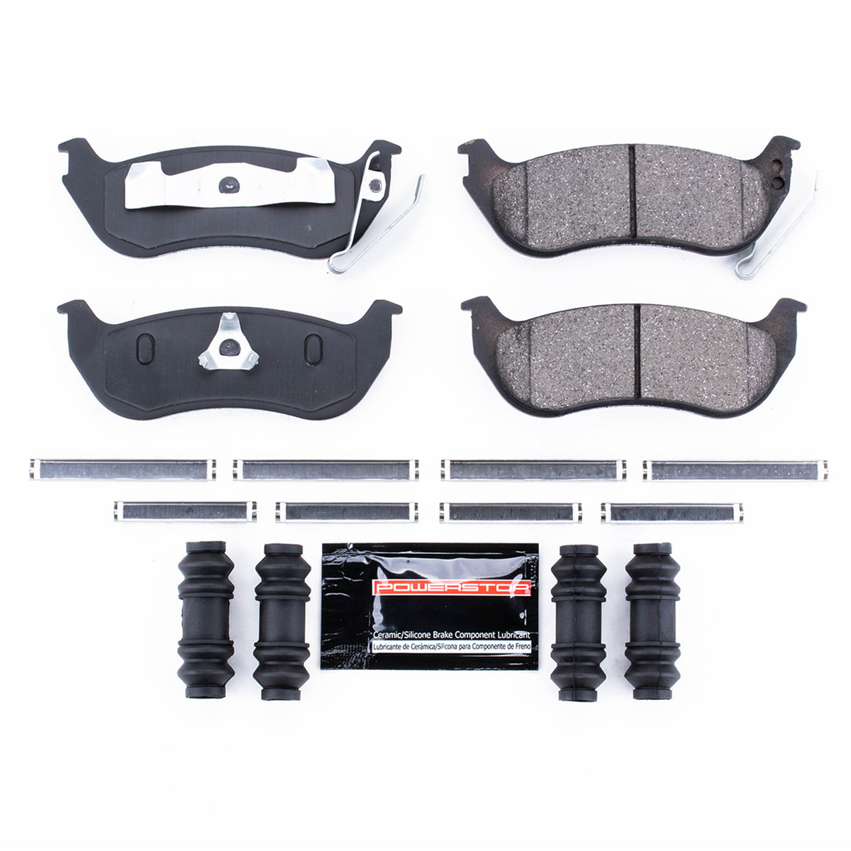 Rear Carbon Fiber Ceramic Brake Pads PowerStop Evolution Sport Z23-981