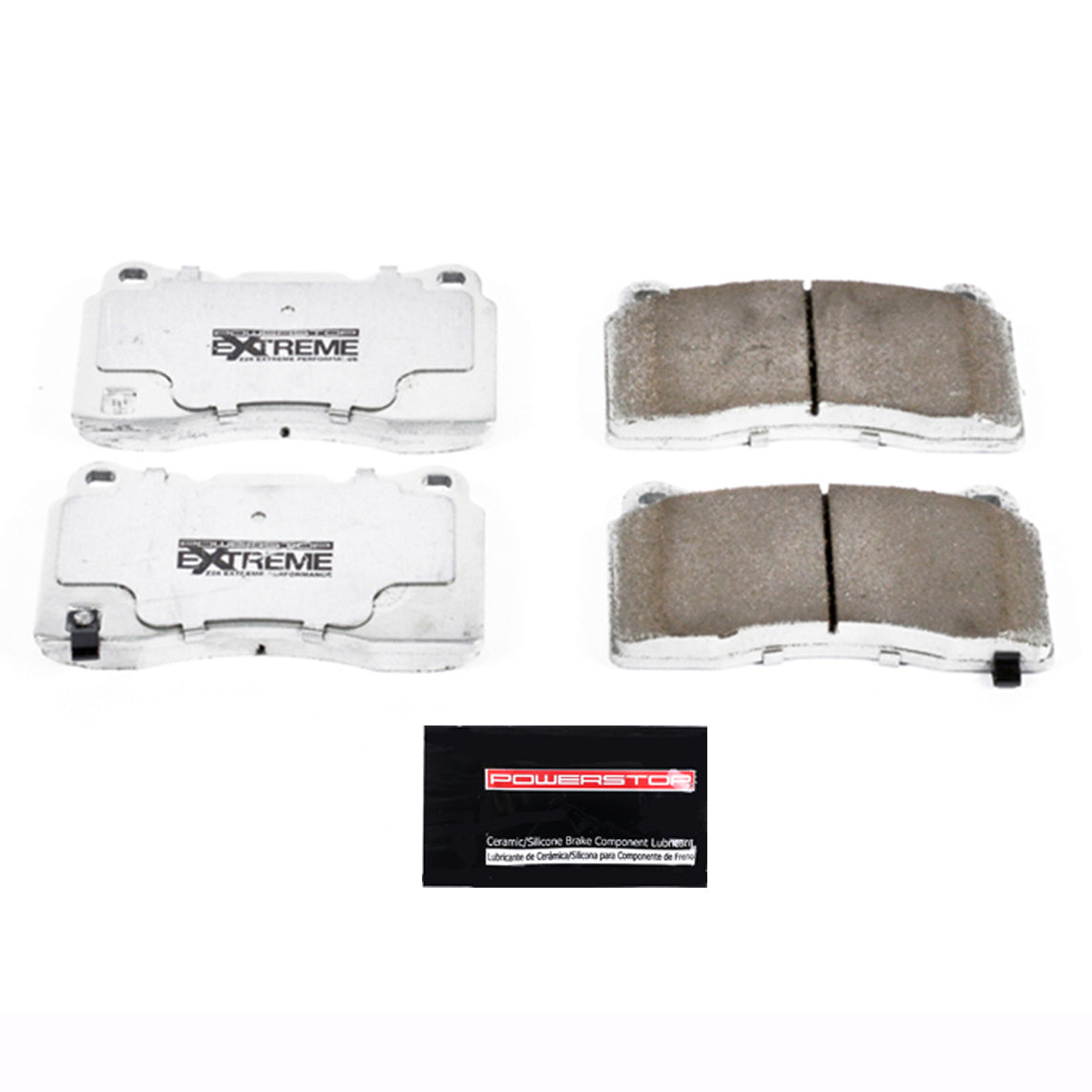 Front Carbon-Fiber Ceramic Brake Pads by PowerStop Extreme Z26-1050