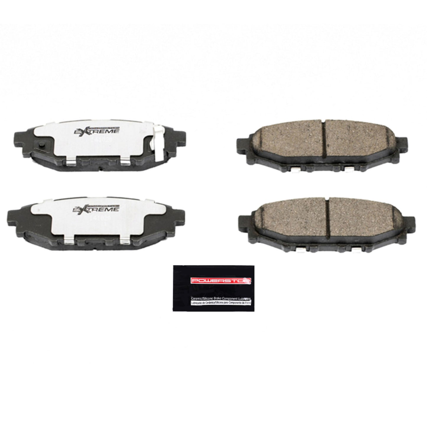 Rear Carbon-Fiber Ceramic Brake Pads by PowerStop Extreme Z26-1114