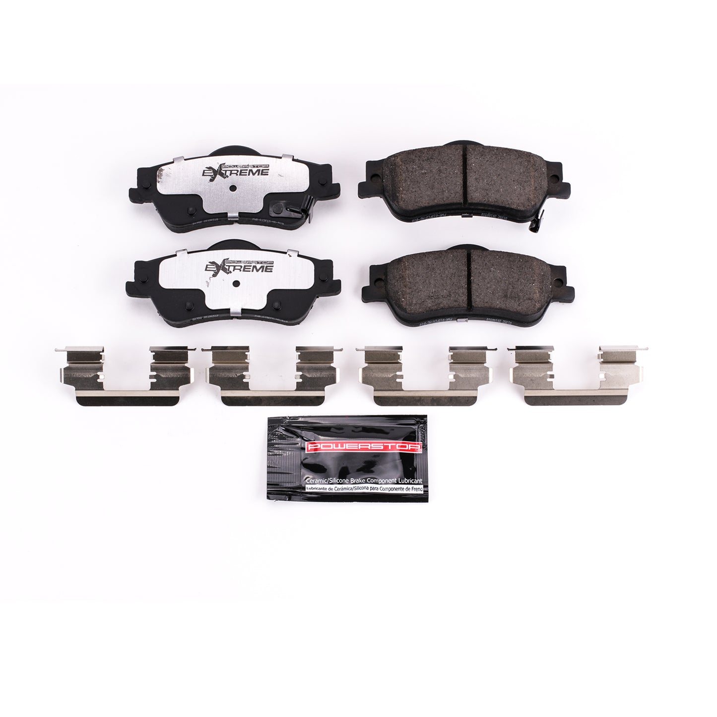Caprice V8 (2008-2017) Rear Carbon Ceramic Brake Pads by PowerStop Extreme Z26 (Chevrolet USA GCC Pontiac G8 GT) (Z26-1352)