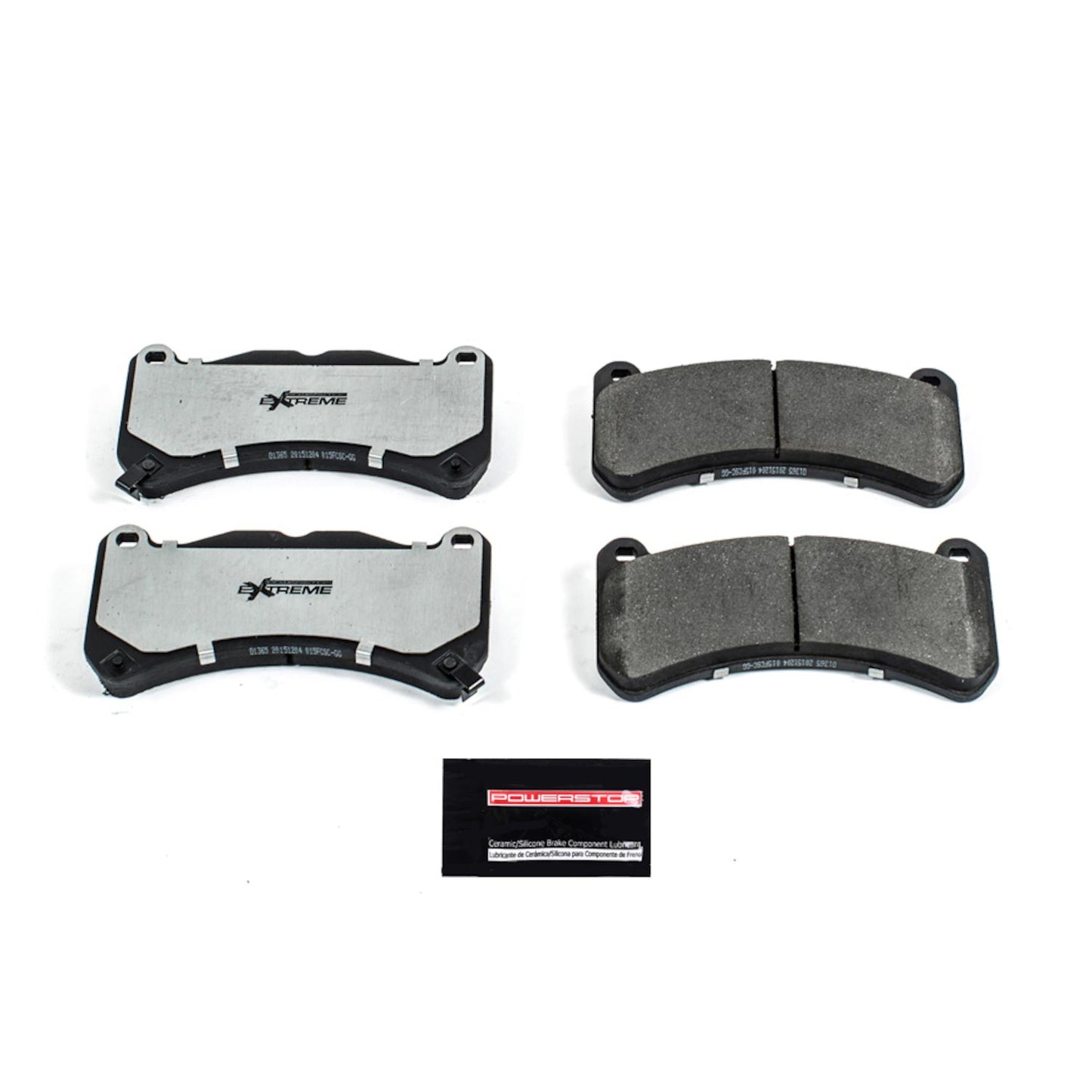 Front Carbon Ceramic Brake Pads by PowerStop Extreme Z26-1365