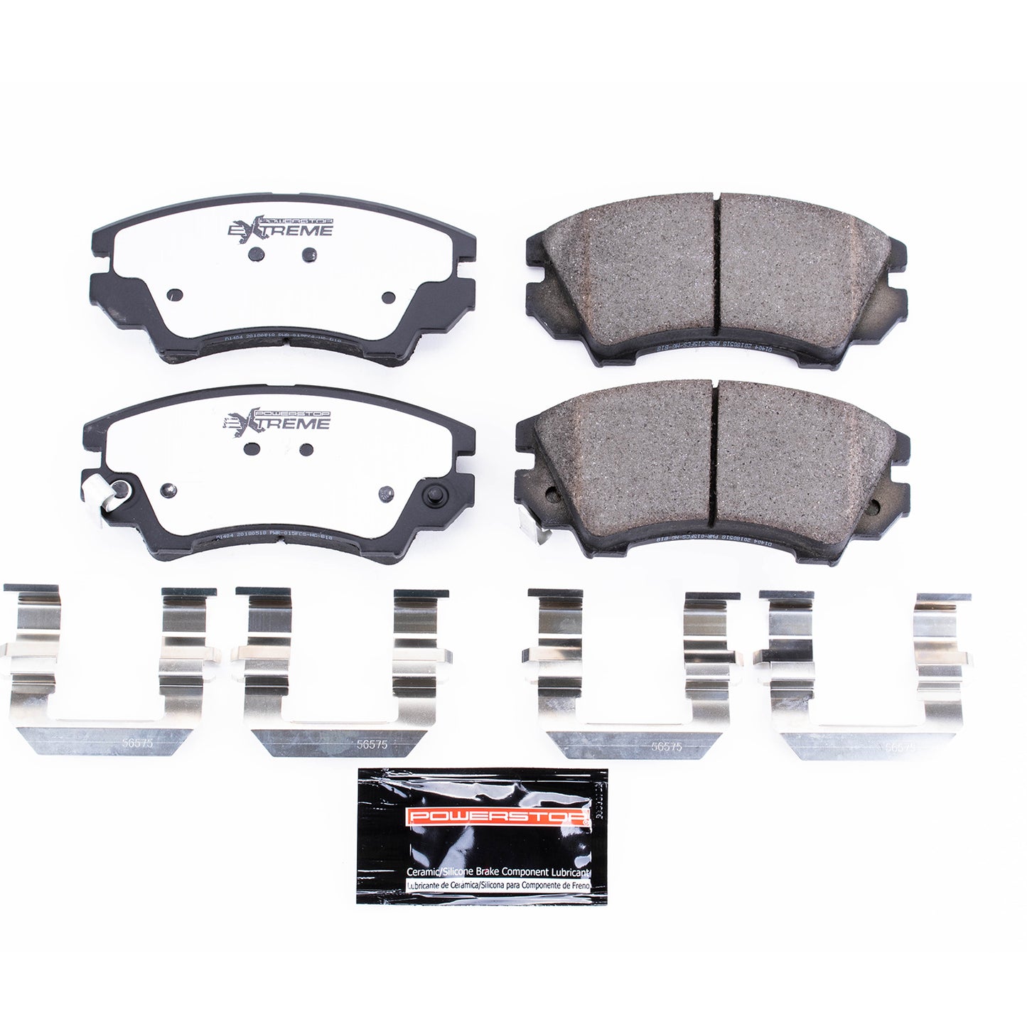 Camaro (2010-2015) Front Carbon Ceramic Brake Pads by PowerStop Extreme Z26 (LS LT Chevrolet Caprice USA) (Z26-1404)