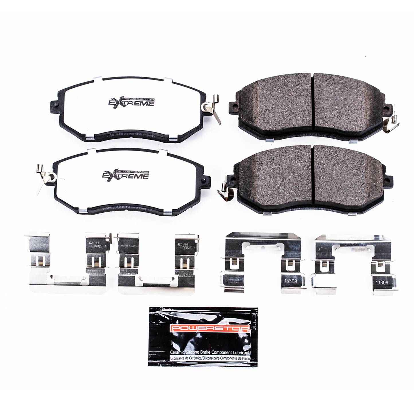 Subaru Toyota - Front Carbon Ceramic Brake Pads by PowerStop Extreme Z26-1539