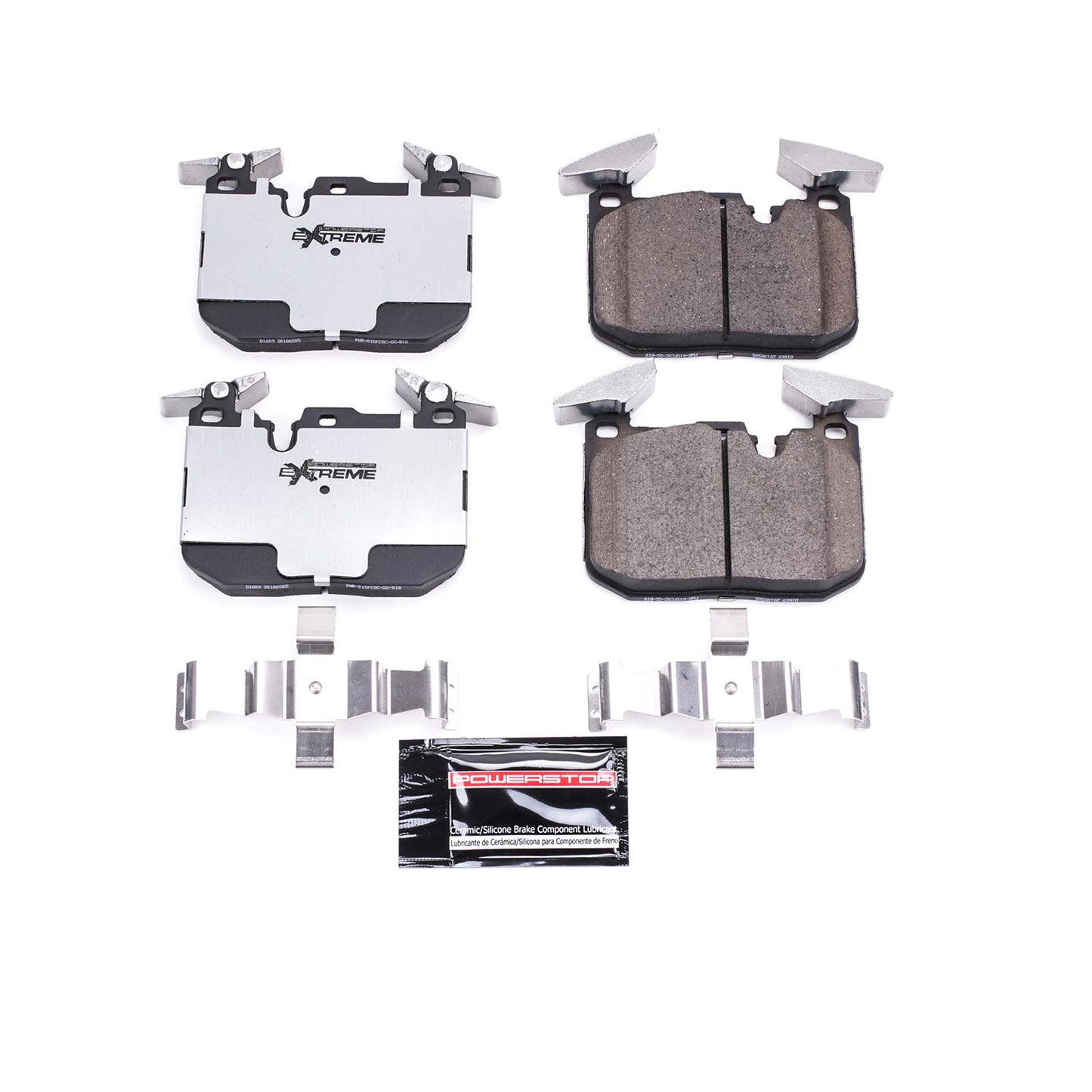 Front Carbon-Fiber Ceramic Brake Pads by PowerStop Extreme Z26 for BMW 2, 3, 4 Series (Z26-1609)